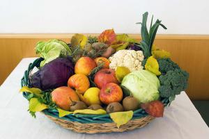 Obst und Gemüse von unserem Bauernhof