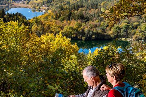 Ausblick auf die Montiggler Seen