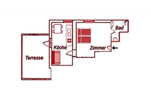 Skizze - Ferienwohnung Gantkofel